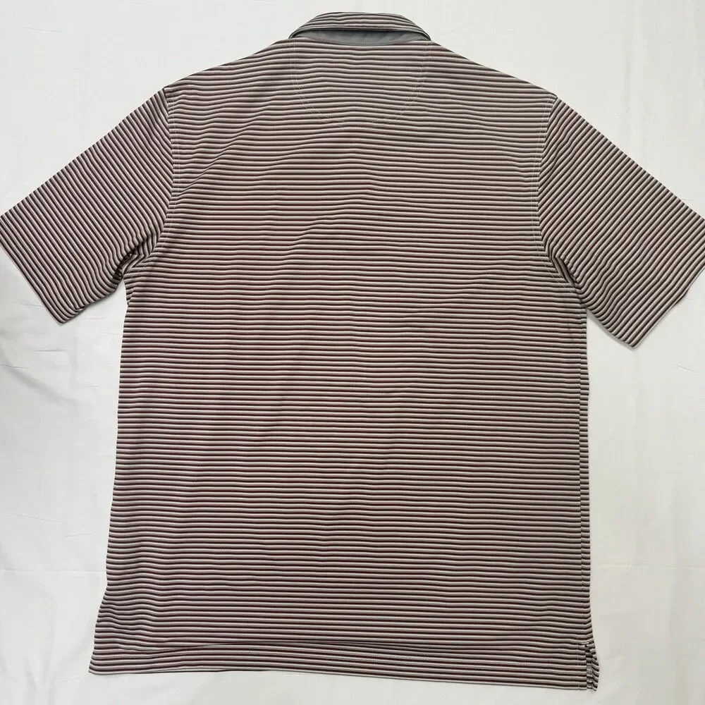 Lot of 2 Southern Tide Men's Large The Skipjack Polo Short Sleeve Stripes